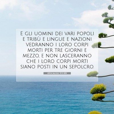 Apocalisse 11:9 Versetto della Bibbia Spiegato