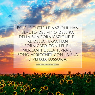 Apocalisse 18:3 Versetto della Bibbia Spiegato