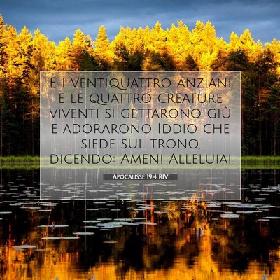 Apocalisse 19:4 RIV Immagine del Versetto della Bibbia