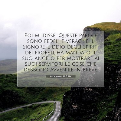 Apocalisse 22:6 RIV Immagine del Versetto della Bibbia